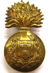 Munster Fusiliers Glengarry brass badge