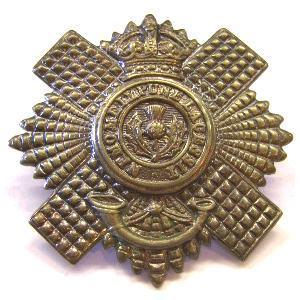 White Metal Cap badge for the 4th 5th Royal Scots - main image