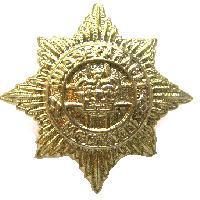 Pair Of White Metal Collar Badges Of The 4th/7th Dragoons - main image