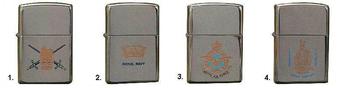 Zippo British Army, Royal Air Force and Royal Navy