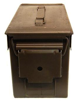 50 Cal Ammo Box, Used and re-sprayed 50 Cal ammo boxes - Brown, Black Red or Green - main image