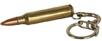 Bullet Keyring New Brass 556 Bullet Keyring