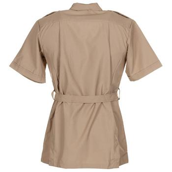 Tropical RAF Style Short Sleeved Sand Safari Shirt With Belt, New - main image