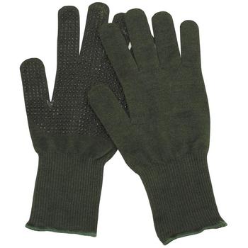 British Army Nomex Contact Gloves Military Issue Olive Green Grip Gloves - main image