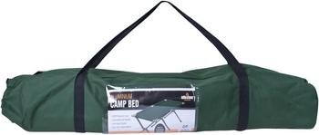 Camp Bed Military Style Aluminium Folding Camp Cot Green, New Highlander FUR041 - main image