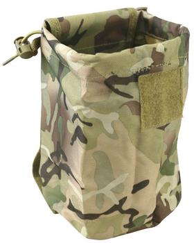 BTP Multicam Molle Ammo Dump bag - Fold Up Mag / Shell Dump Pouch  - main image