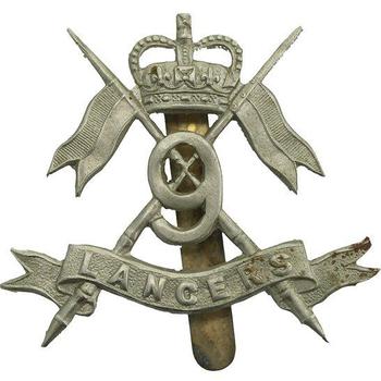 Cavalry Cap Badge To The 9th (Queens Royal) Lancers - main image