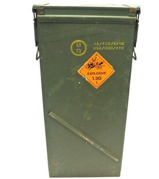 Metal Ammo Box US Military Issue 81mm Olive Ammo Box In 2 Sizes - main image