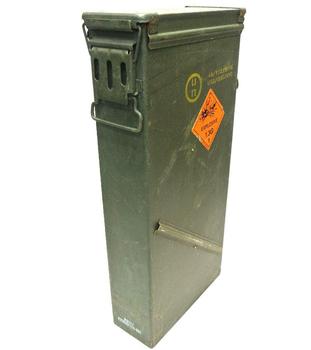 Metal Ammo Box US Military Issue 81mm Olive Ammo Box In 2 Sizes - main image