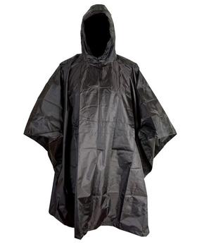 Black Poncho New Waterproof US Style Black Ripstop Poncho - main image