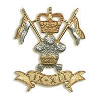The 9th/12th Royal Lancers Staybrite Cap Badge