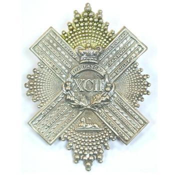 Gordon Highlanders (92nd) helmet badge