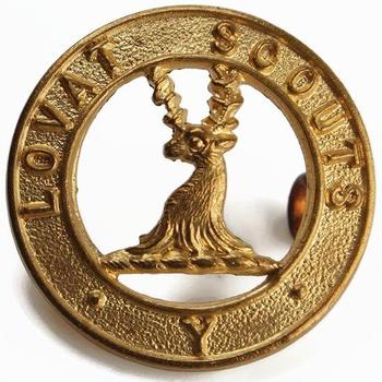 Lovat Scouts Cap Badge Je Suis Prest - main image
