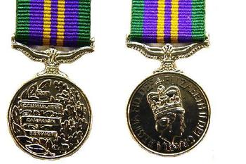 Mini Medal - Accumulative Service medal
