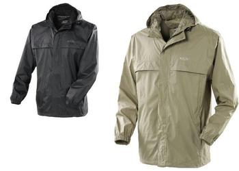 Black Or Olive Waterproof and Breathable Gelert Rain Pod Jacket In A Bag