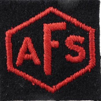AFS Badge Auxiliary Fire Service Badges Cloth Or Metal - main image