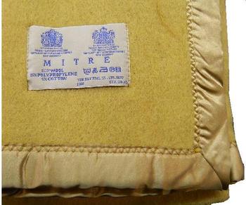 Blanket Gold Officers Auckland Army blanket 70% / 80% Wool Mix, New - main image