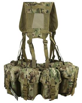 Airborne Webbing BTP Multicam Style Fully Padded And Adjustable Webbing Set - main image