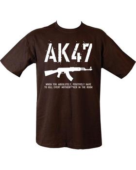 Cotton T-Shirt AK47 Tshirt Cotton T-Shirt In Olive/Black AK47 - main image