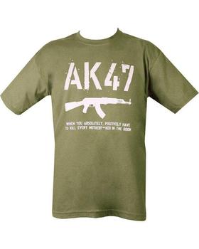 Cotton T-Shirt AK47 Tshirt Cotton T-Shirt In Olive/Black AK47 - main image