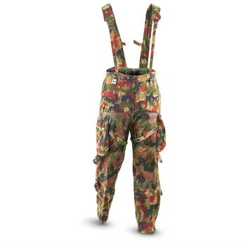 Swiss Military Alpenflage M70 Heavyweight Combat Trousers With Braces / Straps - main image