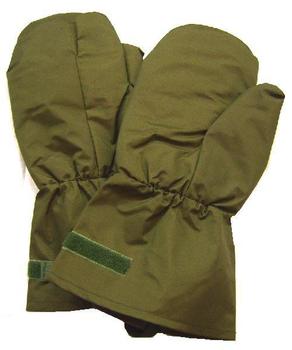 Arctic Mittens As New Genuine British / Dutch Army issue Olive Green Arctic outer mittens