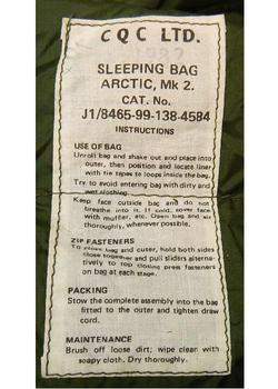 Arctic Sleeping Bag Old School Down / Feather Filled Sleeping Bag  - main image