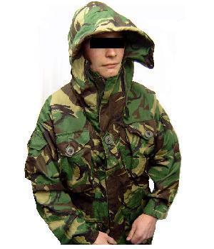 Arctic Smock Gabardine Windproof Arctic Smock With Wire Hood, Woodland DPM New - main image