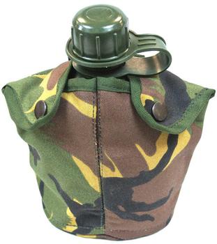 Military Issue Plastic Green Flask With Cover - main image