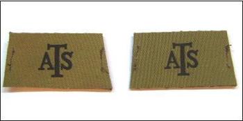 ATS Shoulder Boards, Khaki ATS Shoulder Slides