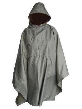 Poncho, Used Genuine Austrian Military Olive Green Poncho - main image