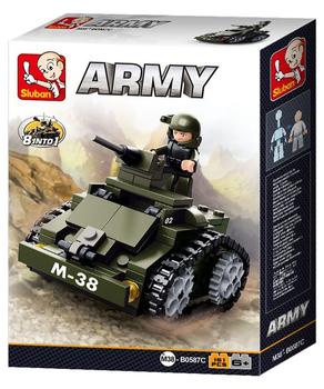 Army Vehicle Sluban Lego style Army Tank And Vehicles  - main image