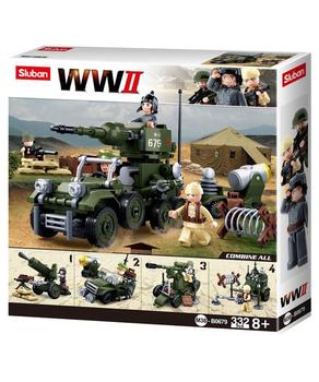 Sluban Armoured Fighting Vehicle Set Lego Style Vehicle Sets To Build Various Styles - main image