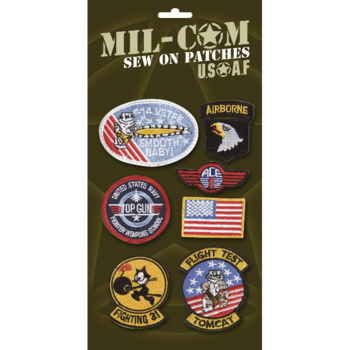 Sew on Army Badges Pack of 7 Quality Sew on US patches