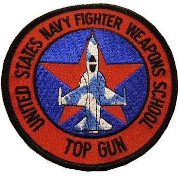US Navy Fighter Weapons School Top Gun Patch - main image