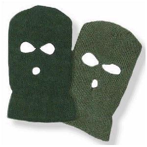 Balaclava 3 Hole Acrylic Balaclava In Olive 3 Holes, New  - main image