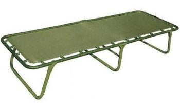 Highlander Balmore Traditional Spring Mounted Fold Out Camp Bed (FUR063)