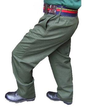 Barrack Trousers Genuine Army Issue Green Barrack Trousers Used  - main image