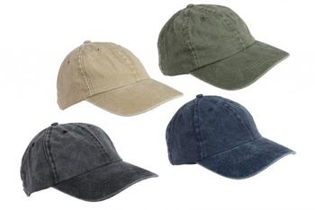 Baesball Cap - Washed Denim Look Base Ball Hat - One size Fits all