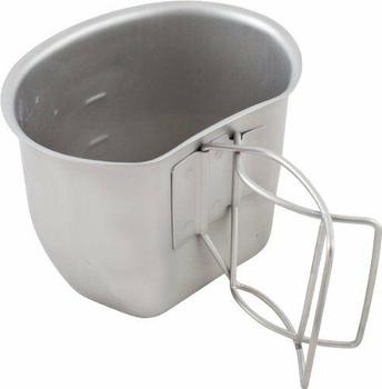 Crusader Cup Canteen BCB Stainless Steel Crusader Cup In Black Or Silver Finish - main image