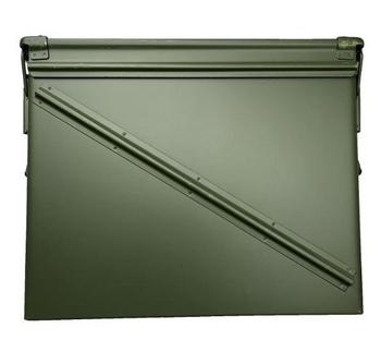 Large Green Metal Ammo Box Tough U.S. Military M548 40mm Steel Storage Box LSA2 / L24A1 - main image
