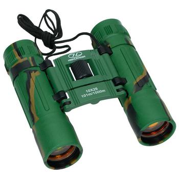 Binoculars 10 X 25 Quality Camouflage Or Black Binocular With Pouch  - main image