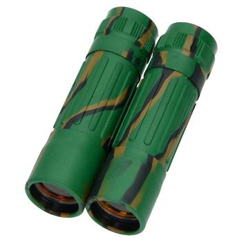 Binoculars 10 X 25 Quality Camouflage Or Black Binocular With Pouch  - main image