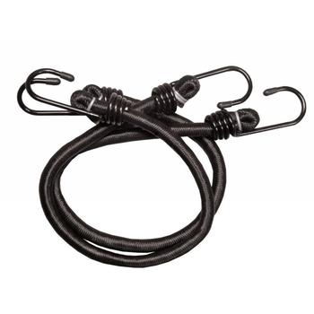 Black Bungee Luggage Strap Elasticated Bungy Shock Cord With Hooks - main image
