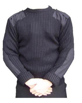 Black military top jumper