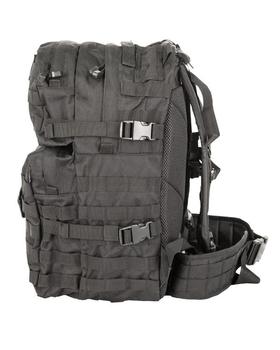 Black Assault Pack Medium Size 40 Litre Molle Assault Rucksack Bergen - main image