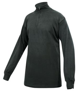 Black Norwegian Norgi Military Style Zip up Shirt, New