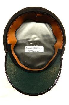 Black Chauffeur Cap Guards Station Master Uniform Peaked Visor Hat Cap, New - main image