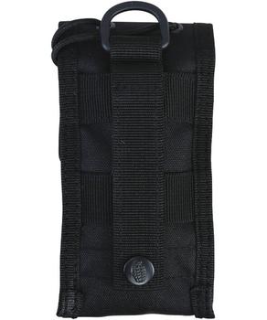 Black Phone Pouch Padded Molle Compatible Phone Sleeve Protector Pouch - main image
