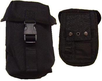 Black Water Bottle Pouch Special Forces Tactical Webbing PLCE Water Bottle Pouch Cover, New - main image